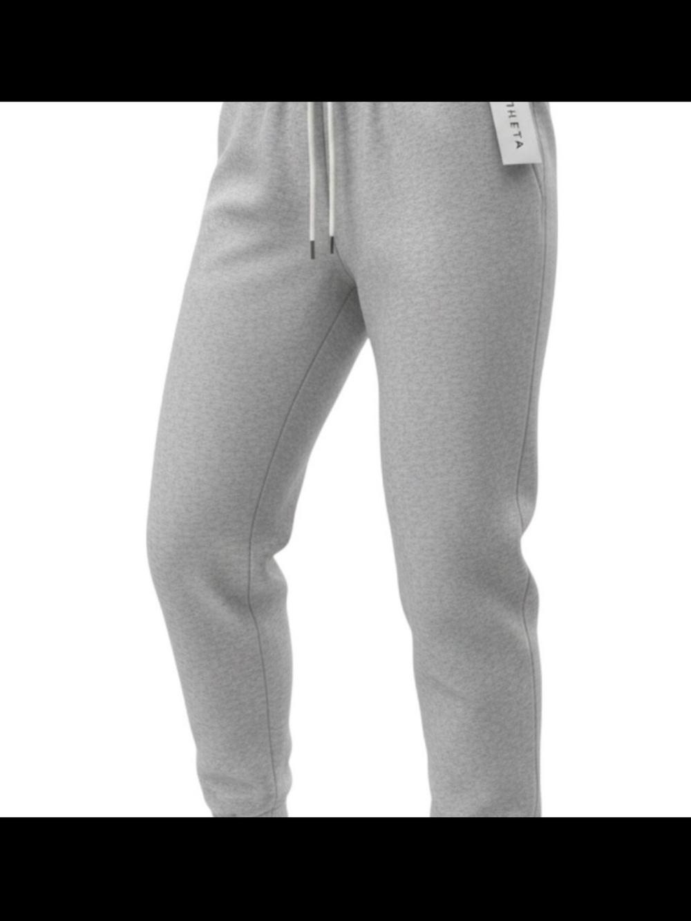 NWT Athleta Light Gray women’s Slim Sweat Joggers